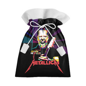 Подарочный 3D мешок с принтом Metallica James Alan Hatfield в Тюмени, 100% полиэстер | Размер: 29*39 см | alan | american | band | hard | hatfield | james | metal | metallica | rock | thrash | алан | американская | джеймс | метал группа | трэш метал | хард рок | хэтфилд