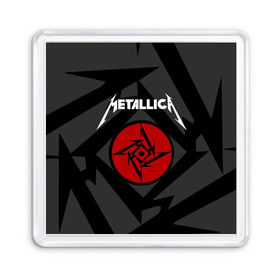 Магнит 55*55 с принтом Metallica в Тюмени, Пластик | Размер: 65*65 мм; Размер печати: 55*55 мм | american | band | cliff burton | dave mustaine | hard | james hatfield | jason newsted | kirk hammett | lars ulrich | metal | metallica | robert trujillo | rock | ron mcgowney | thrash | американская | джеймс хэтфилд | ларс ул | метал группа | трэш метал 