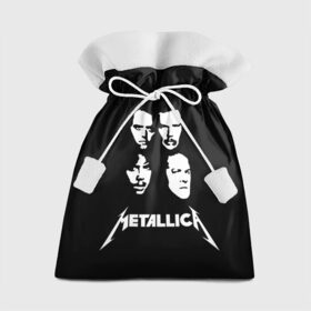 Подарочный 3D мешок с принтом Metallica в Тюмени, 100% полиэстер | Размер: 29*39 см | american | band | cliff burton | dave mustaine | hard | james hatfield | jason newsted | kirk hammett | lars ulrich | metal | metallica | robert trujillo | rock | ron mcgowney | thrash | американская | джеймс хэтфилд | ларс ул | метал группа | трэш метал 