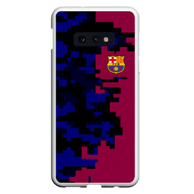 Чехол для Samsung S10E с принтом FC Barca 2018 Creative uniform в Тюмени, Силикон | Область печати: задняя сторона чехла, без боковых панелей | fc | fc barcelona | fcb | fly emirates | ronaldo | абстракция | барселона | геометрия | зож | клуб | линии | месси | модные | мяч | реал мадрид | спорт | спортивные | тренды | футбол | футбольный клуб | эмблема