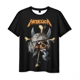 Мужская футболка 3D с принтом Metallica в Тюмени, 100% полиэфир | прямой крой, круглый вырез горловины, длина до линии бедер | american | band | cliff burton | dave mustaine | hard | james hatfield | jason newsted | kirk hammett | lars ulrich | metal | metallica | robert trujillo | rock | ron mcgowney | thrash | американская | джеймс хэтфилд | ларс ул | метал группа | трэш метал 