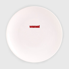 Тарелка 3D с принтом wasted в Тюмени, фарфор | диаметр - 210 мм
диаметр для нанесения принта - 120 мм | Тематика изображения на принте: wasted | гта | потрачено