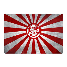 Магнитный плакат 3Х2 с принтом Drift King в Тюмени, Полимерный материал с магнитным слоем | 6 деталей размером 9*9 см | Тематика изображения на принте: car | drift | japan | jdm | race | street | авто | автомобиль | гонки | дрифт | король | машина | флаг | япония