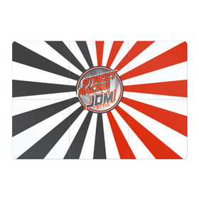 Магнитный плакат 3Х2 с принтом Street Racing в Тюмени, Полимерный материал с магнитным слоем | 6 деталей размером 9*9 см | Тематика изображения на принте: car | drift | japan | jdm | race | street | авто | автомобиль | гонки | дрифт | король | машина | флаг | япония