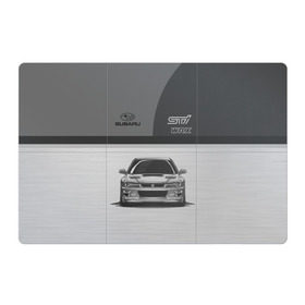 Магнитный плакат 3Х2 с принтом Subaru в Тюмени, Полимерный материал с магнитным слоем | 6 деталей размером 9*9 см | Тематика изображения на принте: car | impreza | jdm | race | sti | subaru | wrx | авто | гонки | импреза | машина | субару