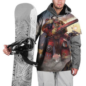 Накидка на куртку 3D с принтом Warhammer 40000 в Тюмени, 100% полиэстер |  | crusade | eternal | броня | воины | воители | доспехи | игры | фантастика | фэнтези