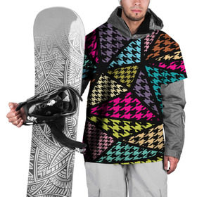Накидка на куртку 3D с принтом Цветная геометрия в Тюмени, 100% полиэстер |  | Тематика изображения на принте: abstraction | geometry | абстракция | геометрия | грань | краски | кубик | кубики | линии | мозаика | разноцветные | ребро | текстура | тени | узор