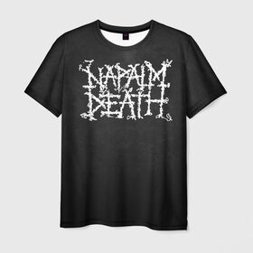 Мужская футболка 3D с принтом Napalm death в Тюмени, 100% полиэфир | прямой крой, круглый вырез горловины, длина до линии бедер | Тематика изображения на принте: 