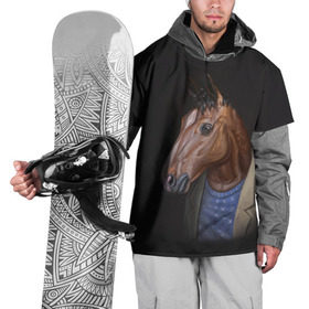 Накидка на куртку 3D с принтом BoJack в Тюмени, 100% полиэстер |  | bojack horseman | конь боджек | лошадь боджек