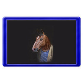 Магнит 45*70 с принтом BoJack в Тюмени, Пластик | Размер: 78*52 мм; Размер печати: 70*45 | bojack horseman | конь боджек | лошадь боджек