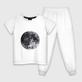 Детская пижама хлопок с принтом To the moon and back в Тюмени, 100% хлопок |  брюки и футболка прямого кроя, без карманов, на брюках мягкая резинка на поясе и по низу штанин
 | 