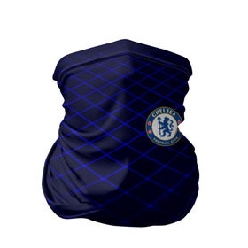 Бандана-труба 3D с принтом Chelsea 2018 Uniform в Тюмени, 100% полиэстер, ткань с особыми свойствами — Activecool | плотность 150‒180 г/м2; хорошо тянется, но сохраняет форму | Тематика изображения на принте: chelsea | fc | спорт | спортивные | фк | футбол | челси