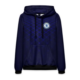 Мужская толстовка 3D с принтом Chelsea 2018 Uniform в Тюмени, 100% полиэстер | двухслойный капюшон со шнурком для регулировки, мягкие манжеты на рукавах и по низу толстовки, спереди карман-кенгуру с мягким внутренним слоем. | chelsea | fc | спорт | спортивные | фк | футбол | челси