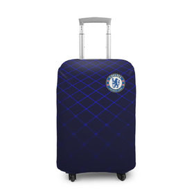 Чехол для чемодана 3D с принтом Chelsea 2018 Uniform в Тюмени, 86% полиэфир, 14% спандекс | двустороннее нанесение принта, прорези для ручек и колес | chelsea | fc | спорт | спортивные | фк | футбол | челси
