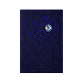 Обложка для паспорта матовая кожа с принтом Chelsea 2018 Uniform в Тюмени, натуральная матовая кожа | размер 19,3 х 13,7 см; прозрачные пластиковые крепления | Тематика изображения на принте: chelsea | fc | спорт | спортивные | фк | футбол | челси