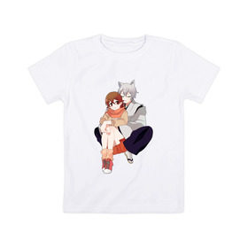 Детская футболка хлопок с принтом Очень приятно Бог в Тюмени, 100% хлопок | круглый вырез горловины, полуприлегающий силуэт, длина до линии бедер | anime | manga | mizuki | nanami momozono | tomoe mikage | аниме | манга | мидзуки | нанами момодзоно | очень приятно бог | томоэ микагэ