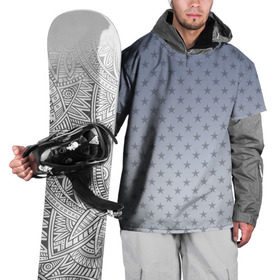 Накидка на куртку 3D с принтом Звездный дождь в Тюмени, 100% полиэстер |  | gradient | smoke  | star | stars | градиент | дым | звезда | звезды