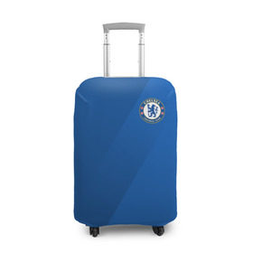 Чехол для чемодана 3D с принтом Chelsea 2018 Элитная форма в Тюмени, 86% полиэфир, 14% спандекс | двустороннее нанесение принта, прорези для ручек и колес | chelsea | fc | спорт | спортивные | фк | футбол | футбольный клуб | челси