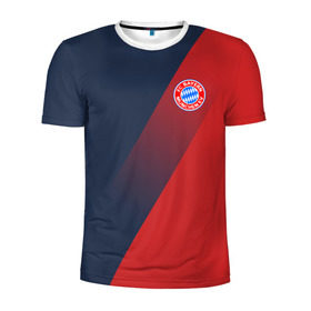 Мужская футболка 3D спортивная с принтом FC Bayern 2018 Элитная в Тюмени, 100% полиэстер с улучшенными характеристиками | приталенный силуэт, круглая горловина, широкие плечи, сужается к линии бедра | bayern | fly fc | бавария | спорт | футбольный клуб