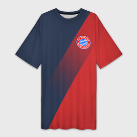 Платье-футболка 3D с принтом FC Bayern 2018 Элитная в Тюмени,  |  | bayern | fly fc | бавария | спорт | футбольный клуб
