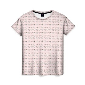 Женская футболка 3D с принтом Смешные чихуахуа в Тюмени, 100% полиэфир ( синтетическое хлопкоподобное полотно) | прямой крой, круглый вырез горловины, длина до линии бедер | домашние животные | пес | собака