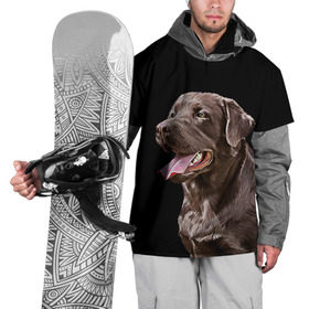 Накидка на куртку 3D с принтом Лабрадор_арт_2 в Тюмени, 100% полиэстер |  | домашние животные | лабрадор | пес | песик | ретривер | собака | собачка