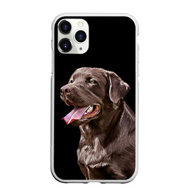 Чехол для iPhone 11 Pro матовый с принтом Лабрадор_арт_2 в Тюмени, Силикон |  | домашние животные | лабрадор | пес | песик | ретривер | собака | собачка