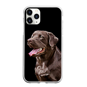 Чехол для iPhone 11 Pro Max матовый с принтом Лабрадор_арт_2 в Тюмени, Силикон |  | домашние животные | лабрадор | пес | песик | ретривер | собака | собачка