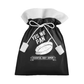Подарочный 3D мешок с принтом Yes We Pan в Тюмени, 100% полиэстер | Размер: 29*39 см | pan | protection