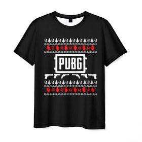 Мужская футболка 3D с принтом Свитер PUBG в Тюмени, 100% полиэфир | прямой крой, круглый вырез горловины, длина до линии бедер | Тематика изображения на принте: playerunknowns battlegrounds | pubg