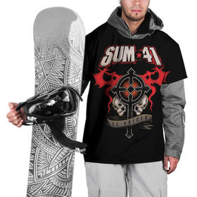 Накидка на куртку 3D с принтом Sum 41 в Тюмени, 100% полиэстер |  | 1996 | 41 | punk | rock | sum | альтернатива | группа | дерик | канада | панк | рок | скейт | уибли