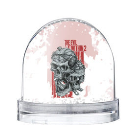 Снежный шар с принтом THE EVIL WITHIN 2 в Тюмени, Пластик | Изображение внутри шара печатается на глянцевой фотобумаге с двух сторон | skull | череп