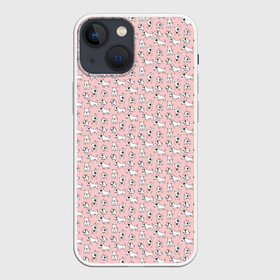 Чехол для iPhone 13 mini с принтом Бультерьерчики в Тюмени,  |  | бультерьер | домашние животные | пес | песик | собака | собачка