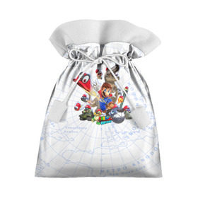 Подарочный 3D мешок с принтом Марио в Тюмени, 100% полиэстер | Размер: 29*39 см | mario | nintendo | игра | луиджи | марио | нинтендо