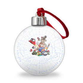 Ёлочный шар с принтом Марио в Тюмени, Пластик | Диаметр: 77 мм | mario | nintendo | игра | луиджи | марио | нинтендо