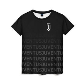 Женская футболка 3D с принтом Juventus 2018 Original в Тюмени, 100% полиэфир ( синтетическое хлопкоподобное полотно) | прямой крой, круглый вырез горловины, длина до линии бедер | juventus | линии | спорт | футбол | футбольный клуб | ювентус