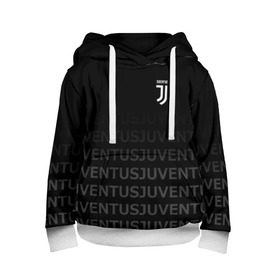 Детская толстовка 3D с принтом Juventus 2018 Original в Тюмени, 100% полиэстер | двухслойный капюшон со шнурком для регулировки, мягкие манжеты на рукавах и по низу толстовки, спереди карман-кенгуру с мягким внутренним слоем | Тематика изображения на принте: juventus | линии | спорт | футбол | футбольный клуб | ювентус