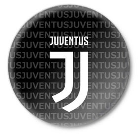 Значок с принтом Juventus 2018 Original в Тюмени,  металл | круглая форма, металлическая застежка в виде булавки | juventus | спорт | спортивные | футбол | футбольный клуб | ювентус