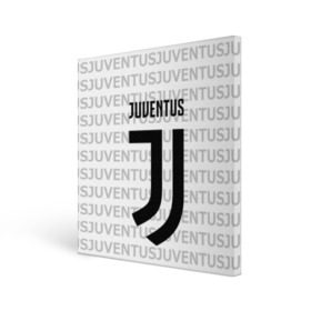 Холст квадратный с принтом Juventus 2018 Original в Тюмени, 100% ПВХ |  | juventus | спорт | спортивные | футбол | футбольный клуб | ювентус