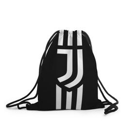 Рюкзак-мешок 3D с принтом Juventus 2018 Original в Тюмени, 100% полиэстер | плотность ткани — 200 г/м2, размер — 35 х 45 см; лямки — толстые шнурки, застежка на шнуровке, без карманов и подкладки | cr7 | fc juventus | football | juve | juventus | ronaldo | sport | роналдо | спорт | футбол | ювентус