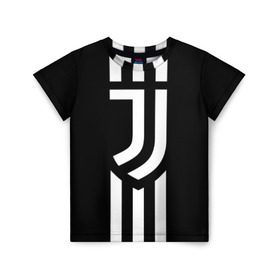 Детская футболка 3D с принтом Juventus 2018 Original в Тюмени, 100% гипоаллергенный полиэфир | прямой крой, круглый вырез горловины, длина до линии бедер, чуть спущенное плечо, ткань немного тянется | cr7 | fc juventus | football | juve | juventus | ronaldo | sport | роналдо | спорт | футбол | ювентус