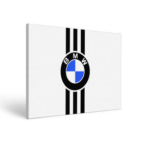 Холст прямоугольный с принтом BMW SPORTWEAR в Тюмени, 100% ПВХ |  | bmw | автомобильные | бмв | машины