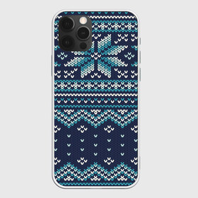 Чехол для iPhone 12 Pro Max с принтом Вязаный орнамент в Тюмени, Силикон |  | Тематика изображения на принте: christmas | new year | pattern | арт | вязание | вязаный | зима | новый год | праздник | рождество | свитер | текстура | узор