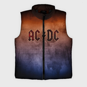 Мужской жилет утепленный 3D с принтом AC DC в Тюмени,  |  | ac dc | logo | metal | music | rock | лого | логотип | метал | музыка | рок
