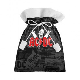 Подарочный 3D мешок с принтом AC/DC в Тюмени, 100% полиэстер | Размер: 29*39 см | ас | ац | диси | дс | дц | исидиси | эйси