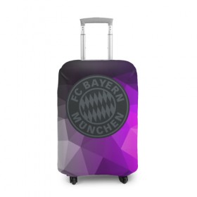 Чехол для чемодана 3D с принтом Bayern Munchen 2018 Abstract в Тюмени, 86% полиэфир, 14% спандекс | двустороннее нанесение принта, прорези для ручек и колес | bayern munchen | football | footer | soccer | socker | спорт | футбол | футбольный клуб