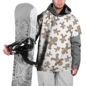 Накидка на куртку 3D с принтом Зимние фантазии в Тюмени, 100% полиэстер |  | 