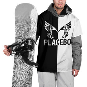 Накидка на куртку 3D с принтом Placebo в Тюмени, 100% полиэстер |  | placebo | альтернативный | инди | индирок | плацебо | рок