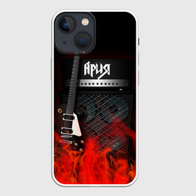 Чехол для iPhone 13 mini с принтом Ария в Тюмени,  |  | logo | metal | music | rock | ария | лого | логотип | метал | музыка | рок