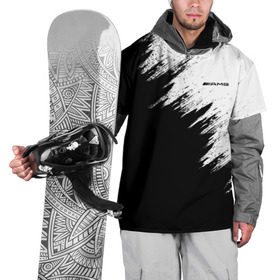 Накидка на куртку 3D с принтом AMG в Тюмени, 100% полиэстер |  | Тематика изображения на принте: amg | car | mercedes | race | авто | амг | гонки | краска | марка | машина | мерс | мерседес